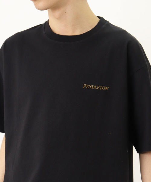 PENDLETON(ペンドルトン)の「【 PENDLETON / ペンドルトン 】 HARDING PRINT T-shirt Tシャツ ハーディング 半袖 MNY(Tシャツ/カットソー・メンズ・グレー/ベージュ/ブラック/グリーン/ホワイト・L/M)」の8枚目の写真