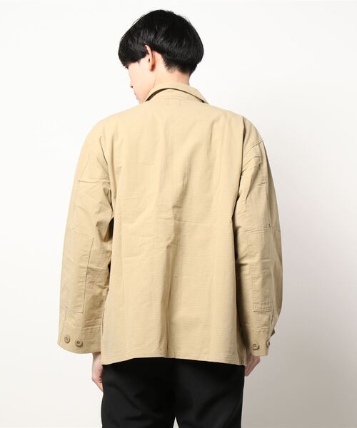 KRIFF MAYER（クリフメイヤー）の「リップストップBDUシャツJK（その他アウター・メンズ・ネイビー/カラフル/ベージュ/その他5/カーキ・MEDIUM/X-LARGE/LARGE）」の7枚目の写真