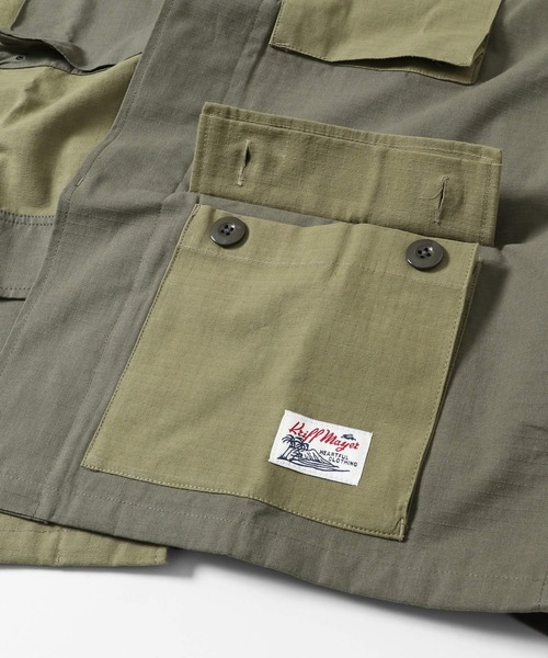 KRIFF MAYER（クリフメイヤー）の「リップストップBDUシャツJK（その他アウター・メンズ・ネイビー/カラフル/ベージュ/その他5/カーキ・MEDIUM/X-LARGE/LARGE）」の11枚目の写真