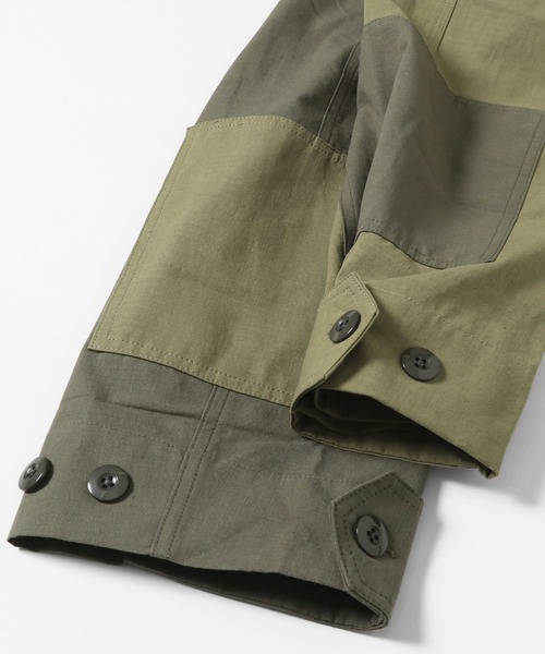 KRIFF MAYER（クリフメイヤー）の「リップストップBDUシャツJK（その他アウター・メンズ・ネイビー/カラフル/ベージュ/その他5/カーキ・MEDIUM/X-LARGE/LARGE）」の12枚目の写真