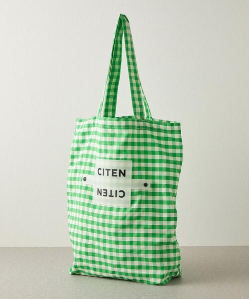 CITEN（シテン）の「＜CITEN（シテン）＞くるくるパッチンチェック トートバッグ（トートバッグ・レディース・イエロー/ブラック/ケリー・FREE）」の12枚目の写真