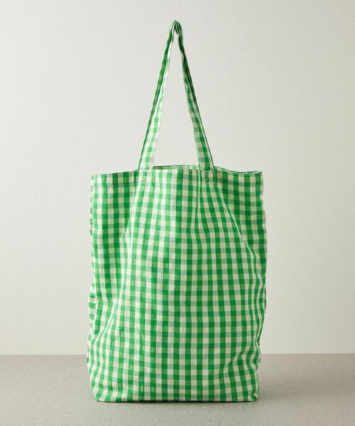 CITEN（シテン）の「＜CITEN（シテン）＞くるくるパッチンチェック トートバッグ（トートバッグ・レディース・イエロー/ブラック/ケリー・FREE）」の11枚目の写真