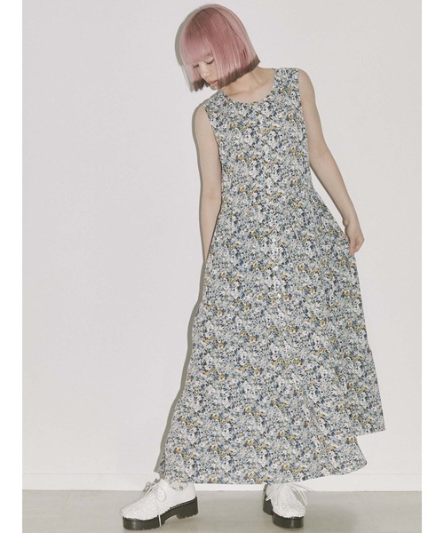 merry jenny（メリージェニー）の「flowerテイアードワンピース（ワンピース・レディース・ピンク/ブルー・FREE）」の8枚目の写真