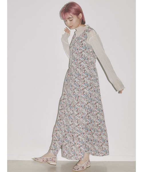 merry jenny（メリージェニー）の「flowerテイアードワンピース（ワンピース・レディース・ピンク/ブルー・FREE）」の14枚目の写真