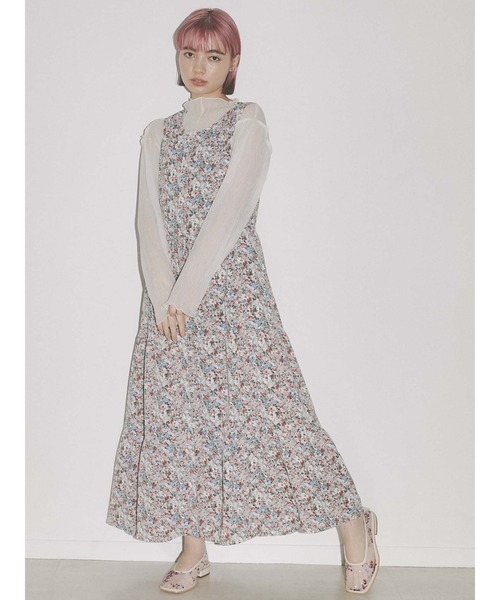 merry jenny（メリージェニー）の「flowerテイアードワンピース（ワンピース・レディース・ピンク/ブルー・FREE）」の17枚目の写真