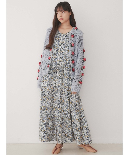 merry jenny（メリージェニー）の「flowerテイアードワンピース（ワンピース・レディース・ピンク/ブルー・FREE）」の19枚目の写真