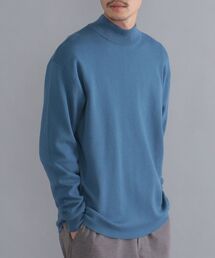 SHIPS:〈手洗い可能〉ミラノリブ モックネック ニット プルオーバー