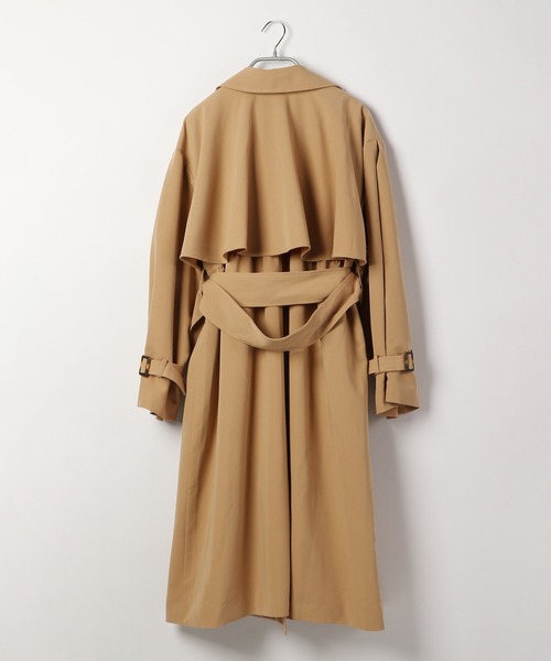 Heather（ヘザー）の「HEユルトレンチミドル丈コート　260931（トレンチコート・レディース・ライトベージュ/グリーン/キャメル・FREE）」の11枚目の写真