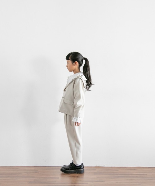 LOWRYS FARM（ローリーズファーム）の「ラナテックテーパードパンツ　257841（その他パンツ・キッズ・ブラウン/アイボリー/ベージュ系その他/グリーン系その他・110cm/120cm/130cm/140cm/150cm）」の15枚目の写真