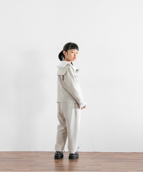 LOWRYS FARM（ローリーズファーム）の「ラナテックテーパードパンツ　257841（その他パンツ・キッズ・ブラウン/アイボリー/ベージュ系その他/グリーン系その他・110cm/120cm/130cm/140cm/150cm）」の16枚目の写真