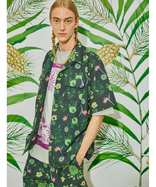 AlexanderLeeChang（アレキサンダーリーチャン）の「SO PLANTS SHIRTS AC-022201（シャツ/ブラウス・メンズ・ミント/ブラック/ブラウン・2/3）」の2枚目の写真