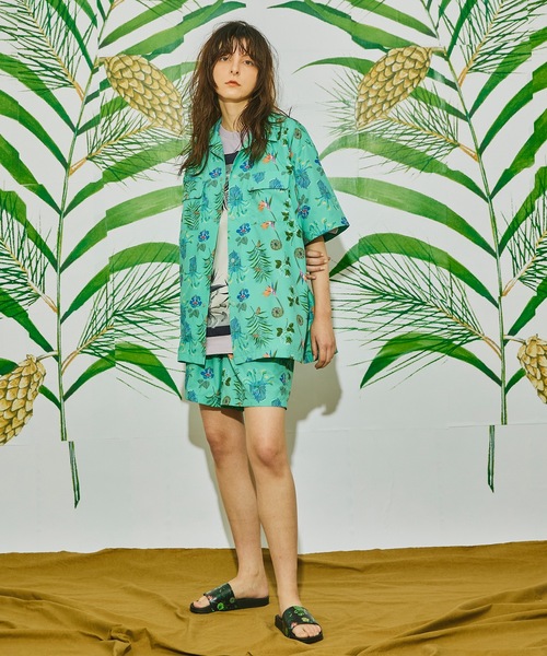 AlexanderLeeChang（アレキサンダーリーチャン）の「SO PLANTS SHIRTS AC-022201（シャツ/ブラウス・メンズ・ミント/ブラック/ブラウン・2/3）」の13枚目の写真