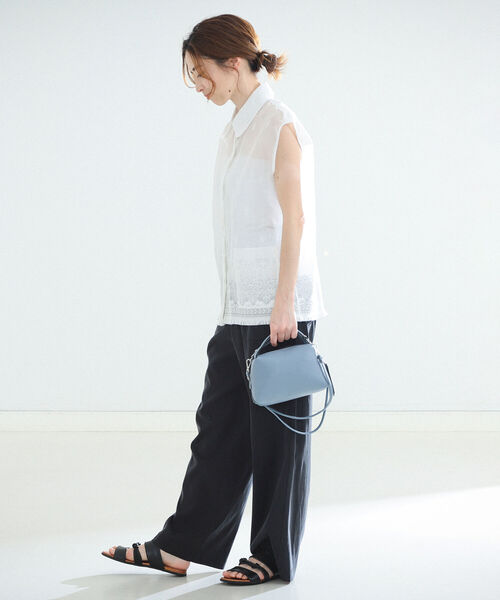 Demi-Luxe BEAMS（デミルクス ビームス）の「Demi-Luxe BEAMS / フィブリル ベイカーパンツ（その他パンツ・レディース・ブラック/ピンクベージュ・38/36/34）」の12枚目の写真