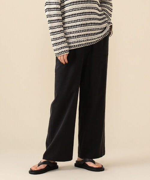 Demi-Luxe BEAMS（デミルクス ビームス）の「Demi-Luxe BEAMS / フィブリル ベイカーパンツ（その他パンツ・レディース・ブラック/ピンクベージュ・38/36/34）」の11枚目の写真