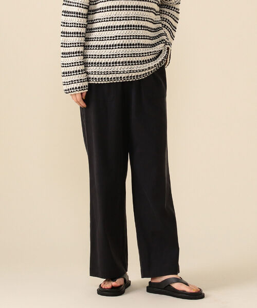 Demi-Luxe BEAMS（デミルクス ビームス）の「Demi-Luxe BEAMS / フィブリル ベイカーパンツ（その他パンツ・レディース・ブラック/ピンクベージュ・38/36/34）」の6枚目の写真