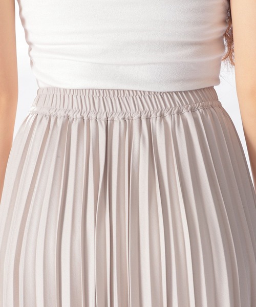 niko and...（ニコアンド）の「洗えるプリーツキープスカート（スカート・レディース・ホワイト/ライトグレー/オレンジ/ブルー/グリーン・MEDIUM/LARGE）」の16枚目の写真