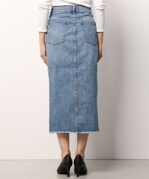 GAP（ギャップ）の「ミディ丈 デニム ペンシルスカート（デニム