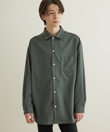 JUNRED | 【　イージーケア　】ドレープロングスリーブルーズシャツ(シャツ/ブラウス)