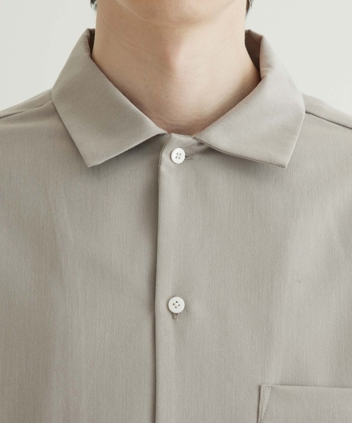 JUNRED(ジュンレッド)の「【 イージーケア 】ドレープロングスリーブルーズシャツ(シャツ/ブラウス・メンズ・ホワイト/ベージュ/グリーン・LL/M/L)」の16枚目の写真