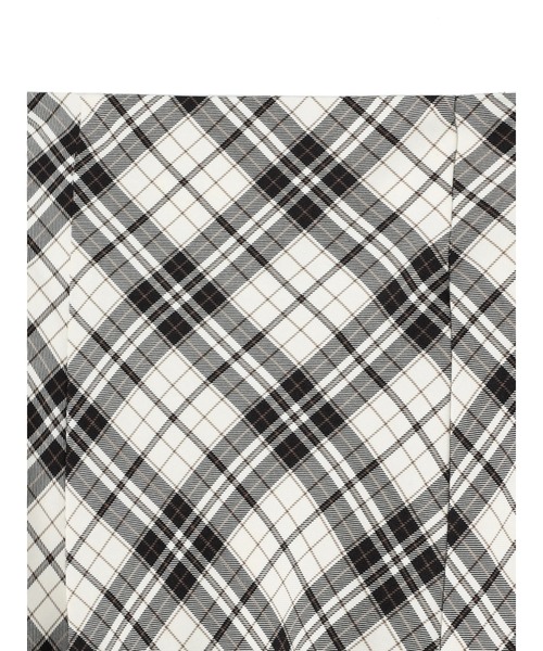 DURAS（デュラス）の「チェック柄ハイウエストテールスカート（スカート・レディース・ブラック/ブルー・FREE）」の8枚目の写真