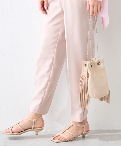 PAPILLONNER（パピヨネ）の「フリンジ2WAYショルダー/PAPILLONNER/パピヨネ（ショルダーバッグ・レディース・ベージュ/グレー・FREE）」の14枚目の写真