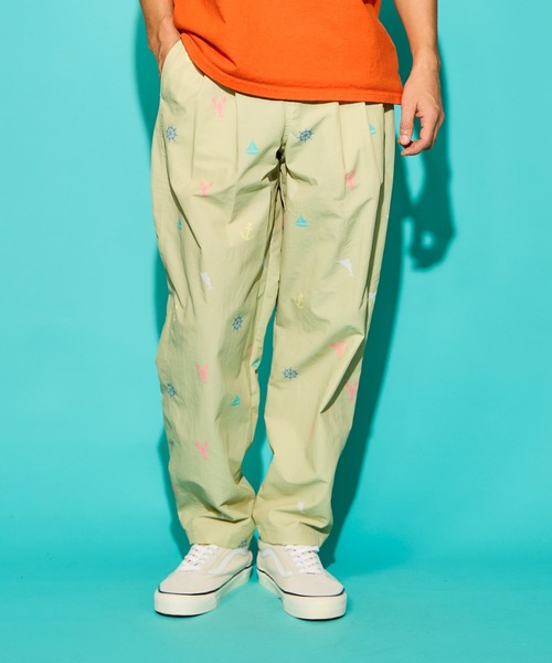 BURLAP OUTFITTER(バーラップアウトフィッター)の「TRACK PANT PRINTED/ トラックパンツプリンテッド(その他パンツ・メンズ・ブラウン系カモフラージュ/レオパード/その他/グリーン系カモフラージュ/グレー系その他/ブルー系その他/ブラウン系その他2/グレー×ホワイト/ブルー系その他2/ブラウン系その他/ネイビー系1/ライトカーキ/ネイビー系3・LARGE/MEDIUM/SMALL/X-LARGE)」の6枚目の写真
