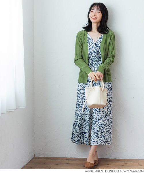 coca（coca）（コカ）の「ワイドリブショートカーディガン（カーディガン/ボレロ・レディース・アイボリー/グリーン/ピンク/ブラック・M/L）」の11枚目の写真