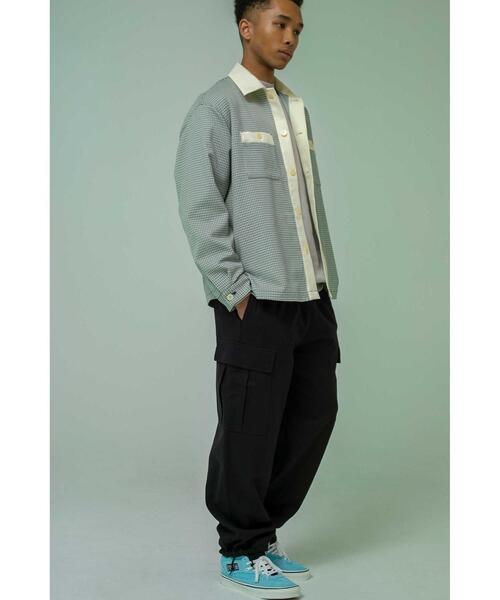 MONKEY TIME(モンキータイム)の「<monkey time> LT/BDG WIDE CAGO EASY/カーゴパンツ(カーゴパンツ・メンズ・グレー/ブラック・L/M/S)」の2枚目の写真