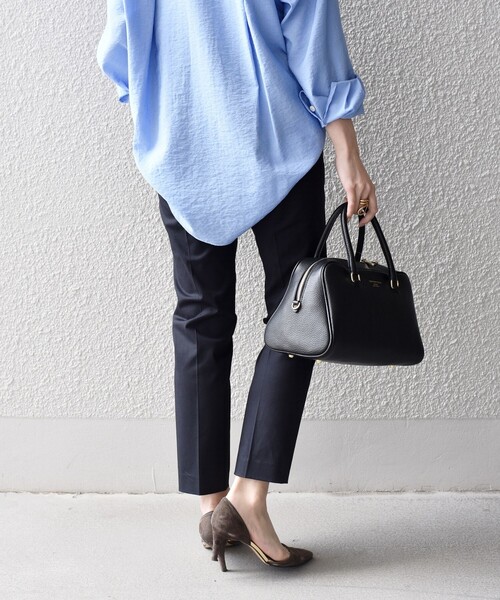 SHIPS（シップス）の「〈手洗い可能〉MANTECOストレッチパンツ（その他パンツ・レディース・ベージュ/ネイビー/ピンク/ライトグリーン/ベージュ系その他・38/40/36）」の16枚目の写真