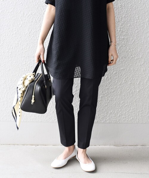 SHIPS（シップス）の「〈手洗い可能〉MANTECOストレッチパンツ（その他パンツ・レディース・ベージュ/ネイビー/ピンク/ライトグリーン/ベージュ系その他・38/40/36）」の11枚目の写真