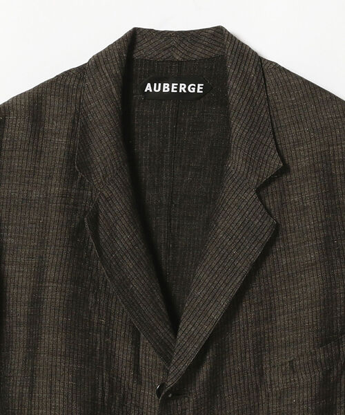 ジャケット・アウター AUBERGE EIFFEL DES-PRES AUBERGE / EIFFEL DES-PRES レーヨンリネン ヘリンボーン ジャケット