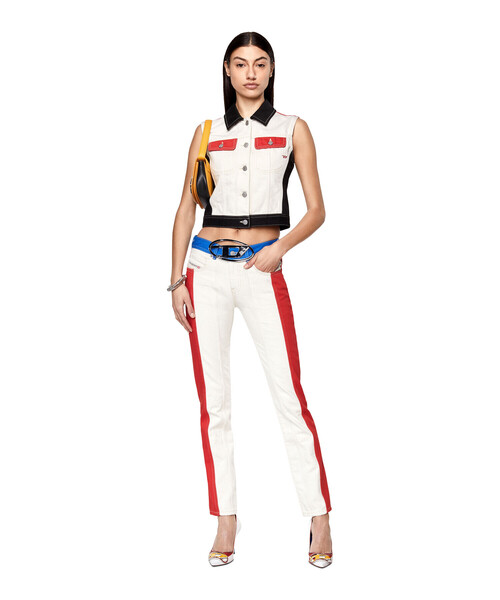 DIESEL(ディーゼル)の「レディース ノースリーブ ジャケット デニム ベスト(ベスト・レディース・ホワイト系その他・SMALL/MEDIUM/X-SMALL)」の9枚目の写真