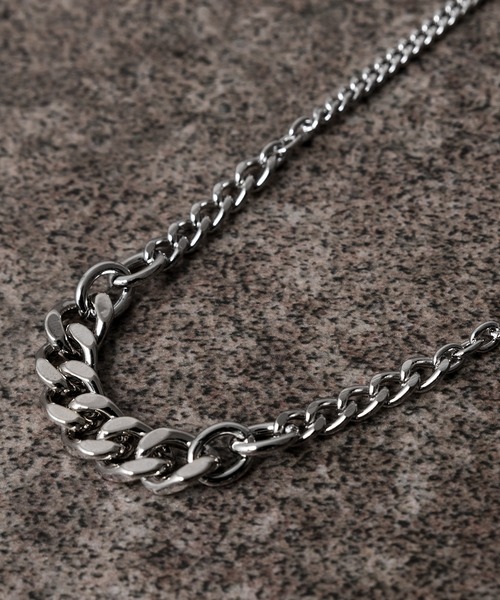 Adoon plain(アドーンプレーン)の「【Adoon plain】チェーンネックレス(ネックレス・メンズ・シルバー・FREE)」の3枚目の写真
