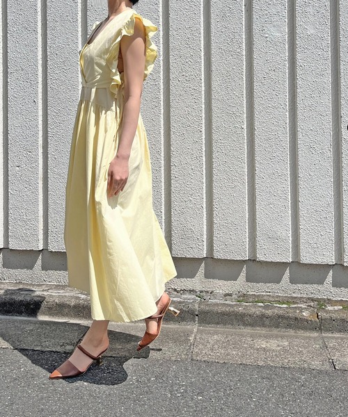 Jewelobe(ジュエローブ)の「カシュクールベストセットアップワンピース(ワンピース・レディース・ブラック/ベージュ/ブラウン/イエロー・FREE)」の16枚目の写真