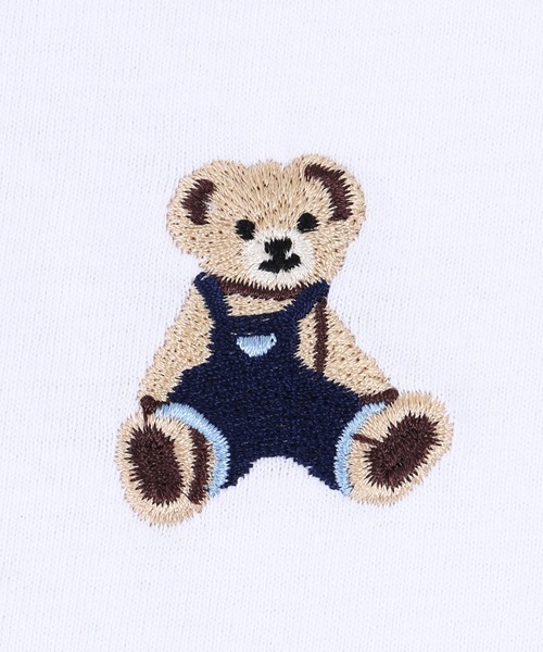 WC(ダブル シー)の「クマ刺繍ビッグT(Tシャツ/カットソー・レディース・ホワイト/ブラック・FREE)」の9枚目の写真