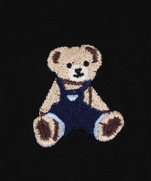 WC(ダブル シー)の「クマ刺繍ビッグT(Tシャツ/カットソー・レディース・ホワイト/ブラック・FREE)」の10枚目の写真