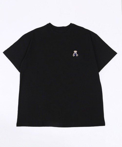 WC(ダブル シー)の「クマ刺繍ビッグT(Tシャツ/カットソー・レディース・ホワイト/ブラック・FREE)」の8枚目の写真