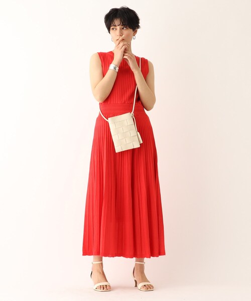 OPAQUE.CLIP（オペークドットクリップ）の「◆メッシュ編み携帯ショルダーバッグ（ショルダーバッグ・レディース・ブラック/オフホワイト/ブラウン系その他/ダークネイビー・00）」の11枚目の写真