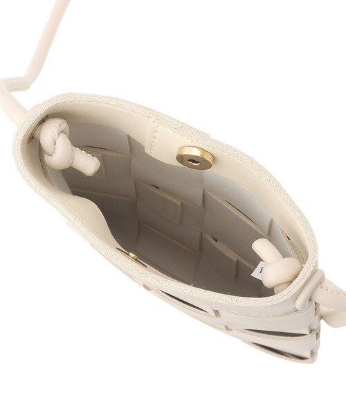 OPAQUE.CLIP（オペークドットクリップ）の「◆メッシュ編み携帯ショルダーバッグ（ショルダーバッグ・レディース・ブラック/オフホワイト/ブラウン系その他/ダークネイビー・00）」の8枚目の写真