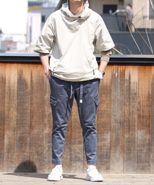 junhashimoto（ジュンハシモト）の「junhashimoto（ジュンハシモト）B`2nd別注イージーカーゴパンツ（カーゴパンツ・メンズ・チャコール・4/3）」の2枚目の写真