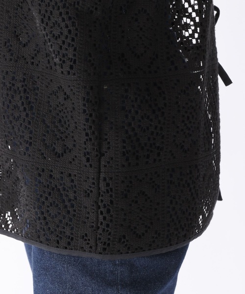 niko and...（ニコアンド）の「2WAYブロックレースジレ（ベスト・レディース・オフホワイト/ブラック・FREE）」の10枚目の写真