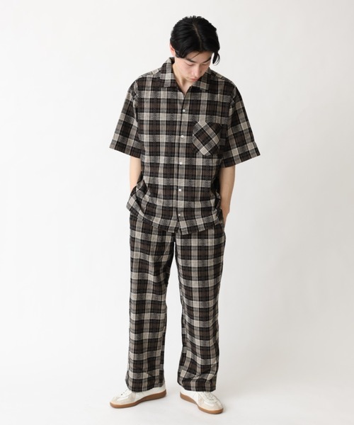 BROKEN BASE（ブロークンベース）の「ワイドチェックパンツ（その他パンツ・メンズ・ブラック/イエロー・MEDIUM/LARGE）」の10枚目の写真