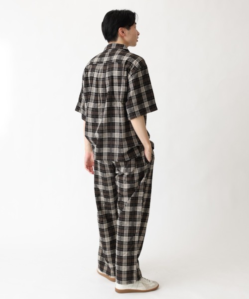 BROKEN BASE（ブロークンベース）の「ワイドチェックパンツ（その他パンツ・メンズ・ブラック/イエロー・MEDIUM/LARGE）」の20枚目の写真