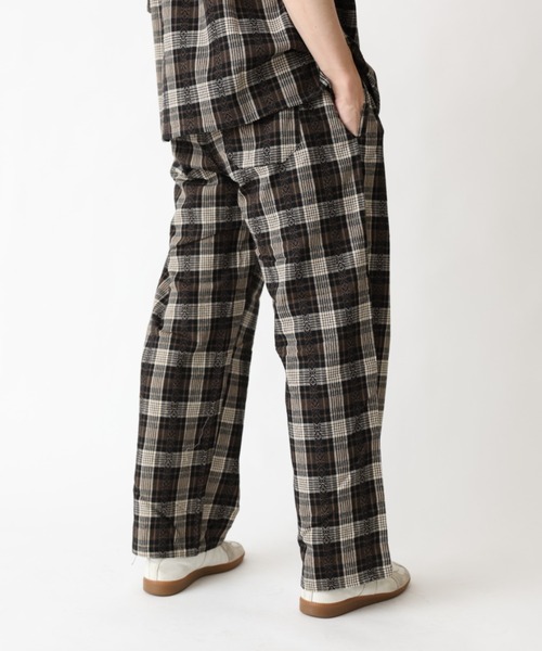 BROKEN BASE（ブロークンベース）の「ワイドチェックパンツ（その他パンツ・メンズ・ブラック/イエロー・MEDIUM/LARGE）」の16枚目の写真
