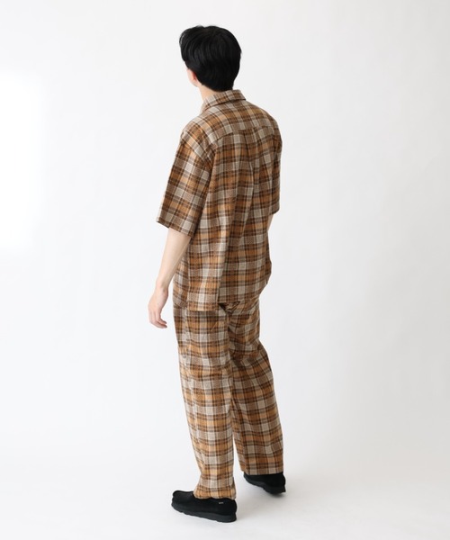 BROKEN BASE（ブロークンベース）の「ワイドチェックパンツ（その他パンツ・メンズ・ブラック/イエロー・MEDIUM/LARGE）」の6枚目の写真