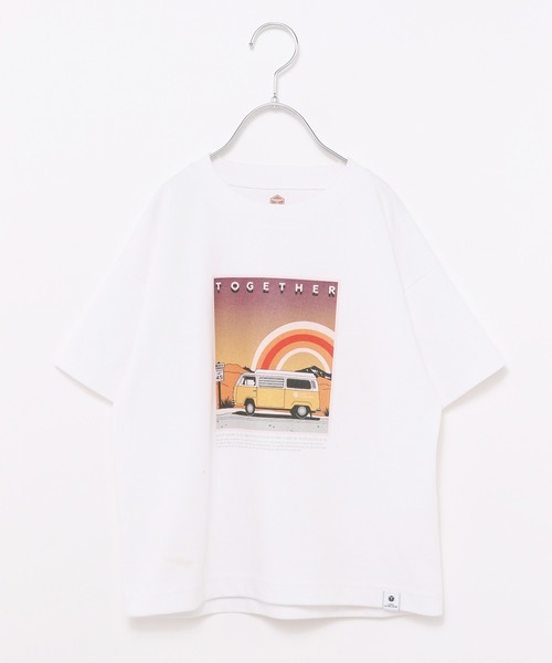 LOGOS(ロゴス)の「LOGOS*GWプリントT半袖/キッズ/268443(Tシャツ/カットソー・キッズ・その他2/ダークグレー/ホワイト/スカイブルー/ホワイト系その他2/ライトイエロー/ダークブルー・130cm/150cm/140cm/120cm)」の2枚目の写真