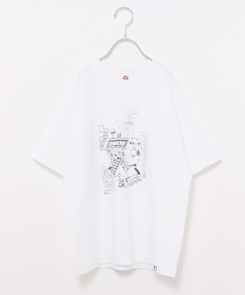 LOGOS(ロゴス)の「LOGOS*GWプリントT半袖/キッズ/268443(Tシャツ/カットソー・キッズ・その他2/ダークグレー/ホワイト/スカイブルー/ホワイト系その他2/ライトイエロー/ダークブルー・130cm/150cm/140cm/120cm)」の3枚目の写真