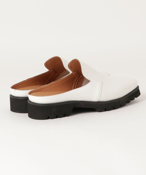 Dedes（デデス）の「Dedes / スライドサンダル　スクエア ミュールシューズ (6326)（サンダル・メンズ・ホワイト/ブラック・LL/M/L）」の3枚目の写真