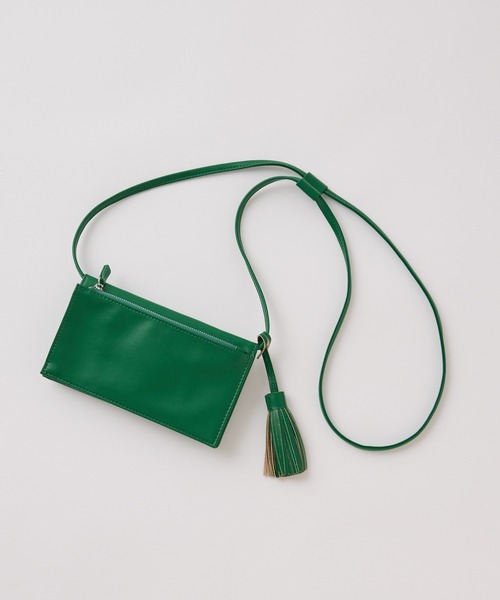 Actually（アクチュアリー）の「フェイクレザー 横型モバイルショルダー 財布（ショルダーバッグ・レディース・ブラック/グリーン/ベージュ/シルバー/パープル/グレー・フリー）」の21枚目の写真