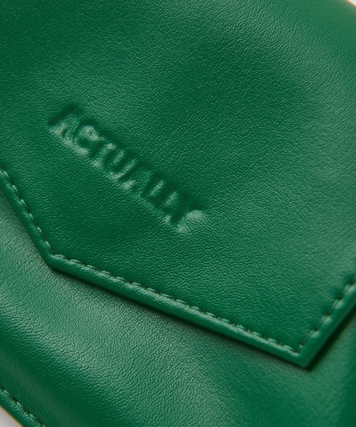 Actually（アクチュアリー）の「フェイクレザー 横型モバイルショルダー 財布（ショルダーバッグ・レディース・ブラック/グリーン/ベージュ/シルバー/パープル/グレー・フリー）」の12枚目の写真